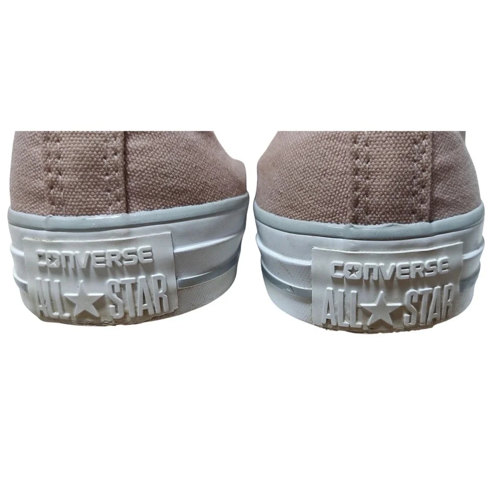 Converse Chuck Taylor All Star Sneaker Low Metallic Strip Toe Blush Womens Eight